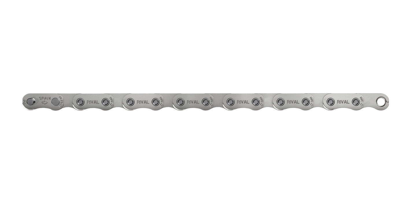 SRAM Rival D1 Flattop SolidPin 120-Link Chain - Silver (CN-RIV-D1)
