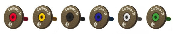 Carbon-Ti X-Cap Carbon (Gloss) Stem Cap & AL7075-T6 Bolt
