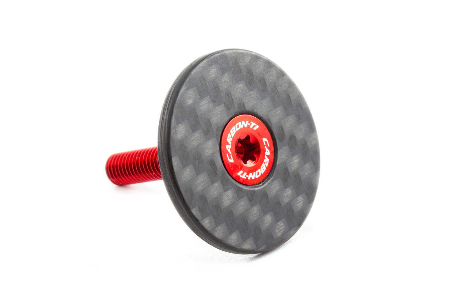 Carbon-Ti X-Cap Carbon Matte Stem Cap w/ AL7075-T6 Bolt
