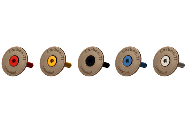 Carbon-Ti X-Cap Titanium Stem Cap & AL7075-T6 Bolt