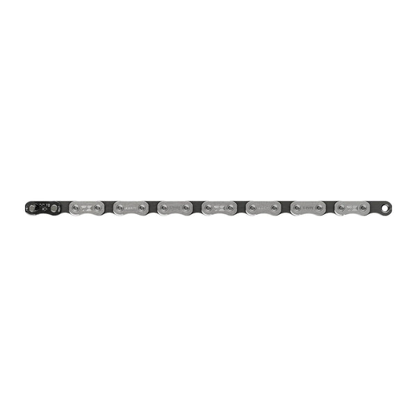 SRAM Eagle 70 Transmission Flattop Chain, 126 links, in grey and black.