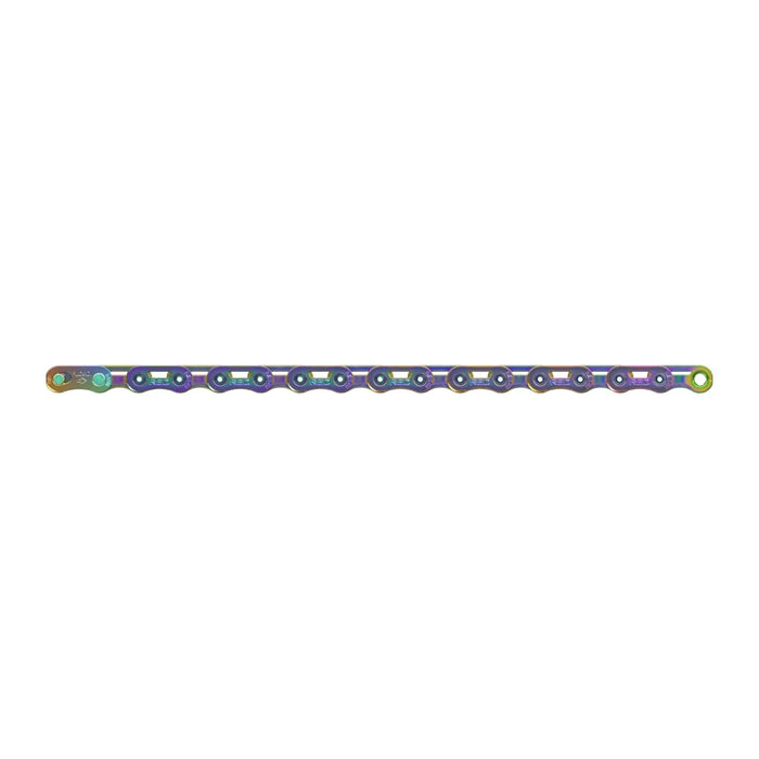 SRAM RED E1 Flattop Road Chain in rainbow.