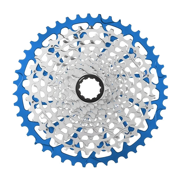 Garbaruk 12-Speed 10-44T Gravel Cassette in Blue