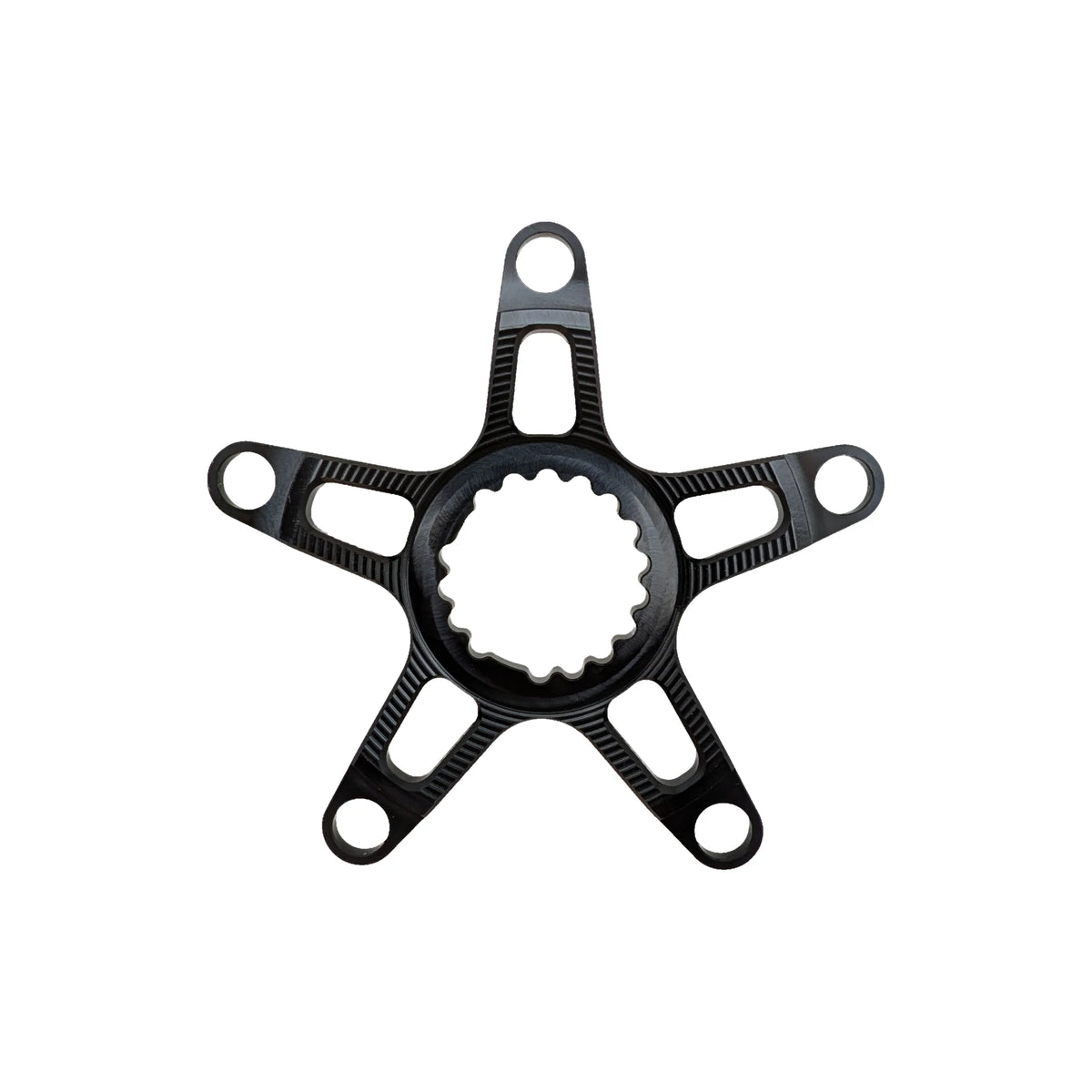 Garbaruk 2X Spider for Garbaruk Road/Gravel Crankset in Black, hero view
