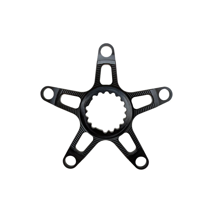 Garbaruk 2X Spider for Garbaruk Road/Gravel Crankset in Black, hero view