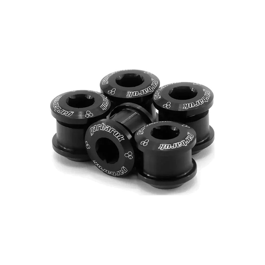 Garbaruk Chainring Bolts Set M8 × 0.75 in black.