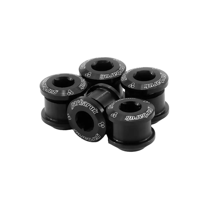 Garbaruk Chainring Bolts Set M8 × 0.75 in black.