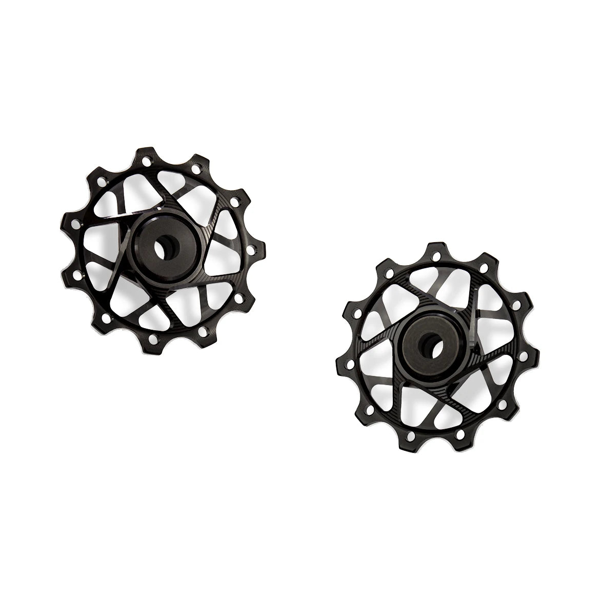 Garbaruk Rear Derailleur Pulleys for Shimano, 11T + 11T set, in Black