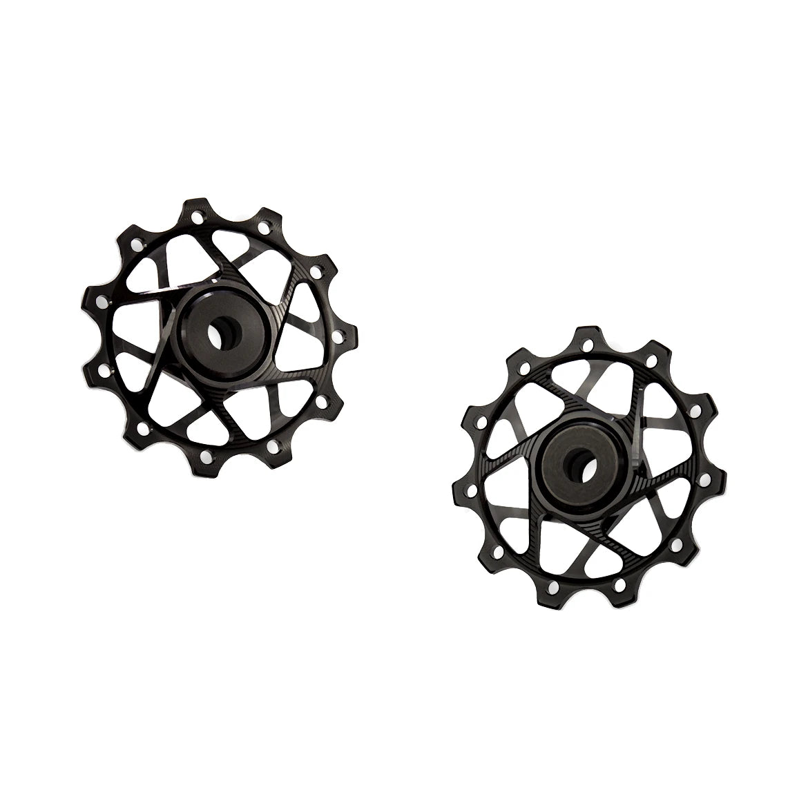 Garbaruk Rear Derailleur Pulleys for Shimano, 11T + 11T set, in Black