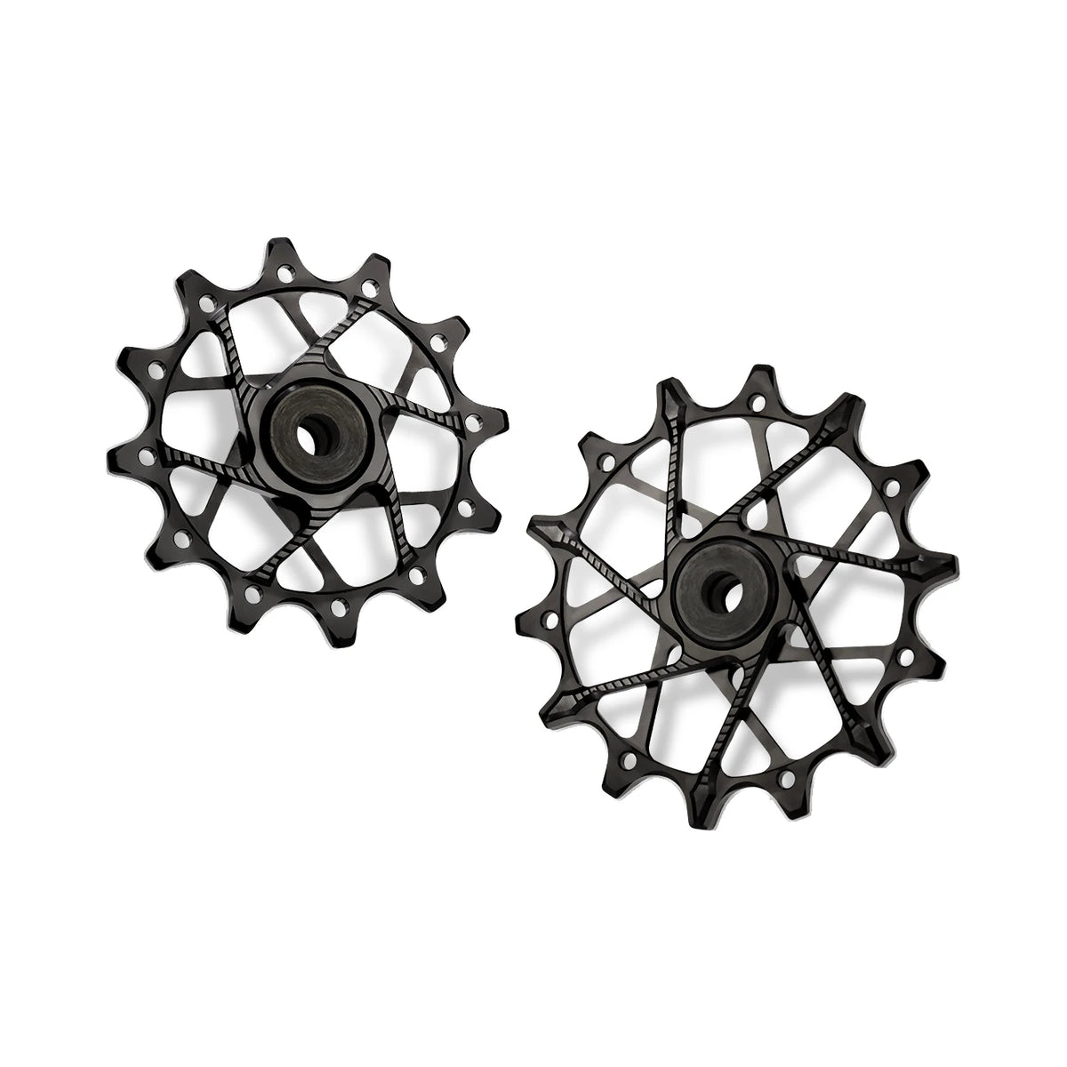Garbaruk Rear Derailleur Pulleys for SRAM, 12T + 14T set, in Black