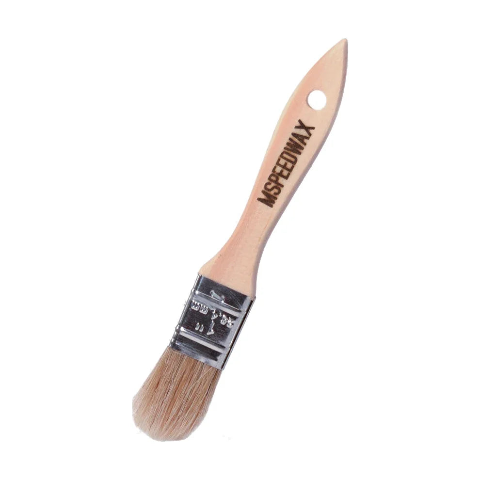 MSPEEDWAX Race Powder Brush, front.