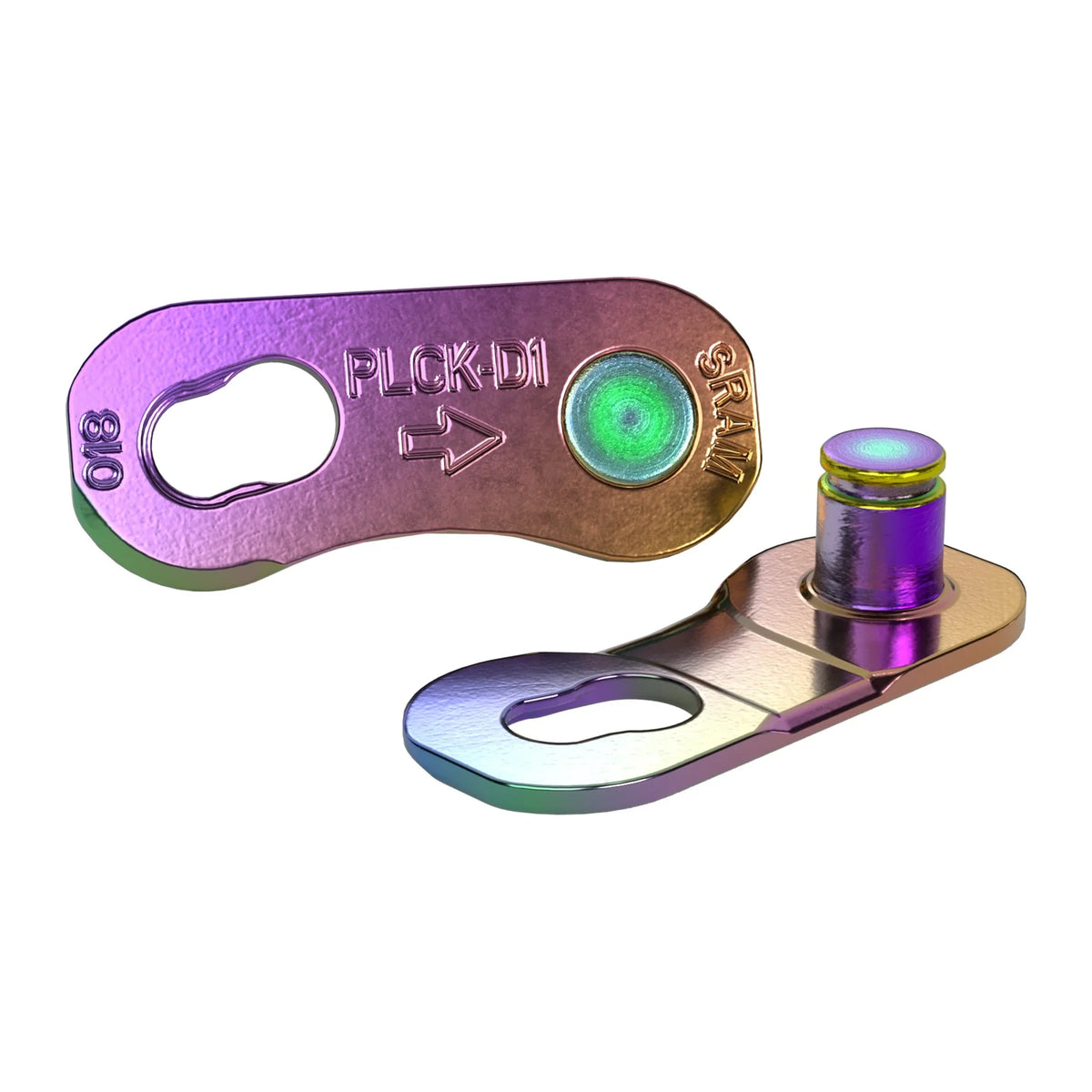 SRAM 12-Speed Flattop PowerLock Connector in Rainbow.